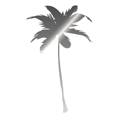 palm tree metallic